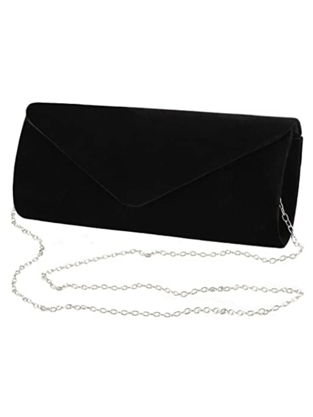 Velvet Clutch Evening Bag Detachable Chain Shoulder Crossbody
